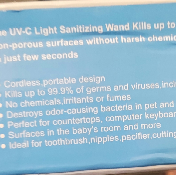 UV-C Cordless Light Sanitizing Wand - Picture 8 of 10